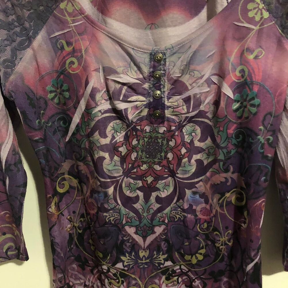 Women's multi Blouse - Picture 3 of 7